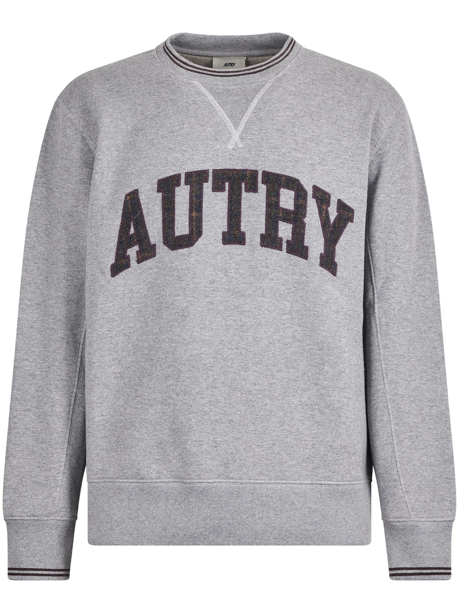 SWEATSHIRT MAIN MAN - HEAVY JERS MEL/BORD SWPMU4HQ  AUTRY 