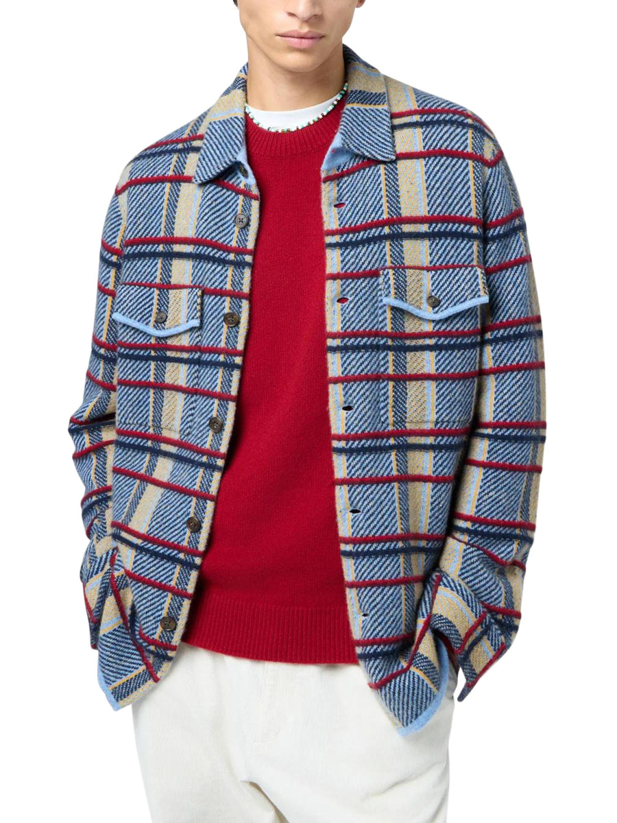 PLAID WORK SHIRT U20210JM HRBCO GUEST IN RESIDENCE 