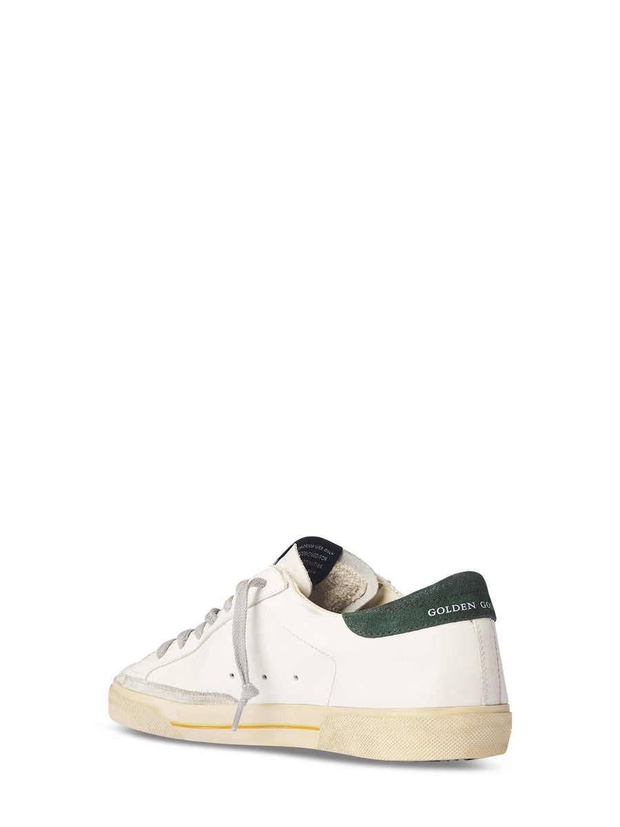 SUPERSTAR LEATHER UPPER WITH JOURNEY PRINT FORATED STAR GMF00105 F00753010502 GOLDEN GOOSE 