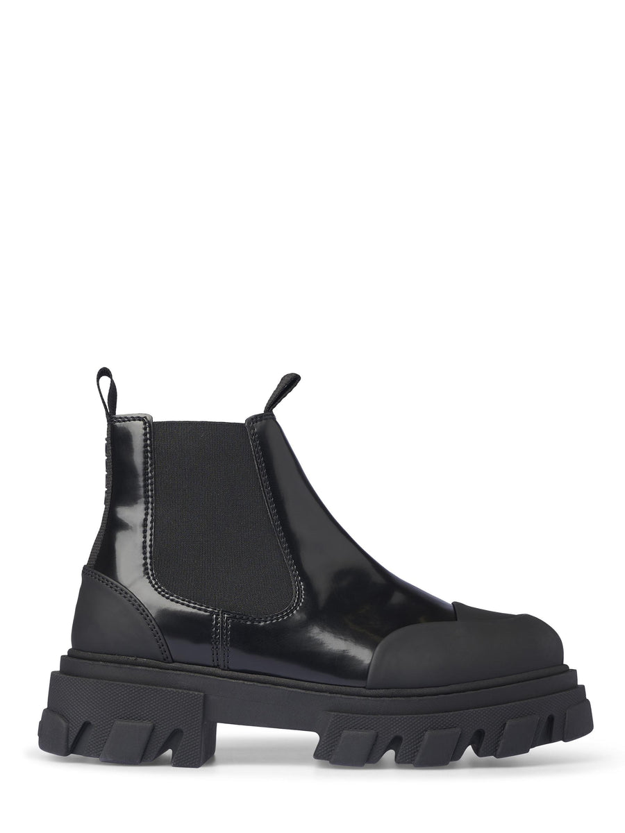 Cleated Low Chelsea Boot Box Oleatex S3242 099 GANNI 