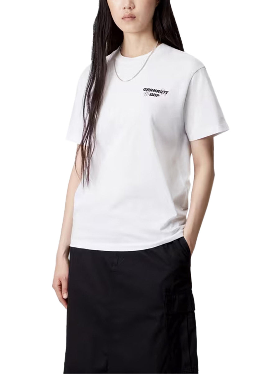 W' S/S Wiptopia T-Shirt Organic Cotton Single Jersey I035496 02XX CARHARTT WIP 