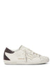 SUPER STAR LEATHER UPPER AND TOE LAMINATED STAR COCCO PRINT HEEL AND SPUR GWF00102 F00750582996 GOLDEN GOOSE 