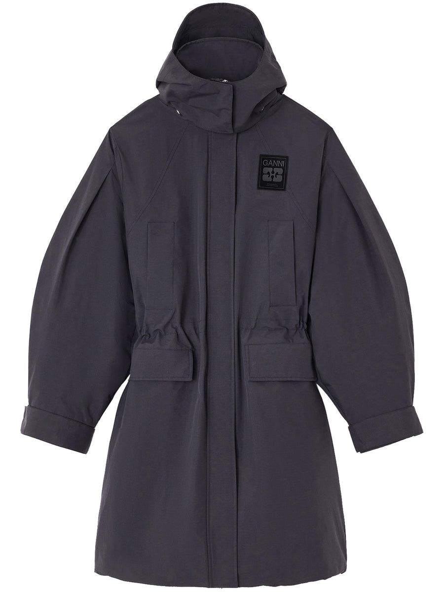 Ripstop Tri-Layer Parka Coat W1012 252 GANNI 