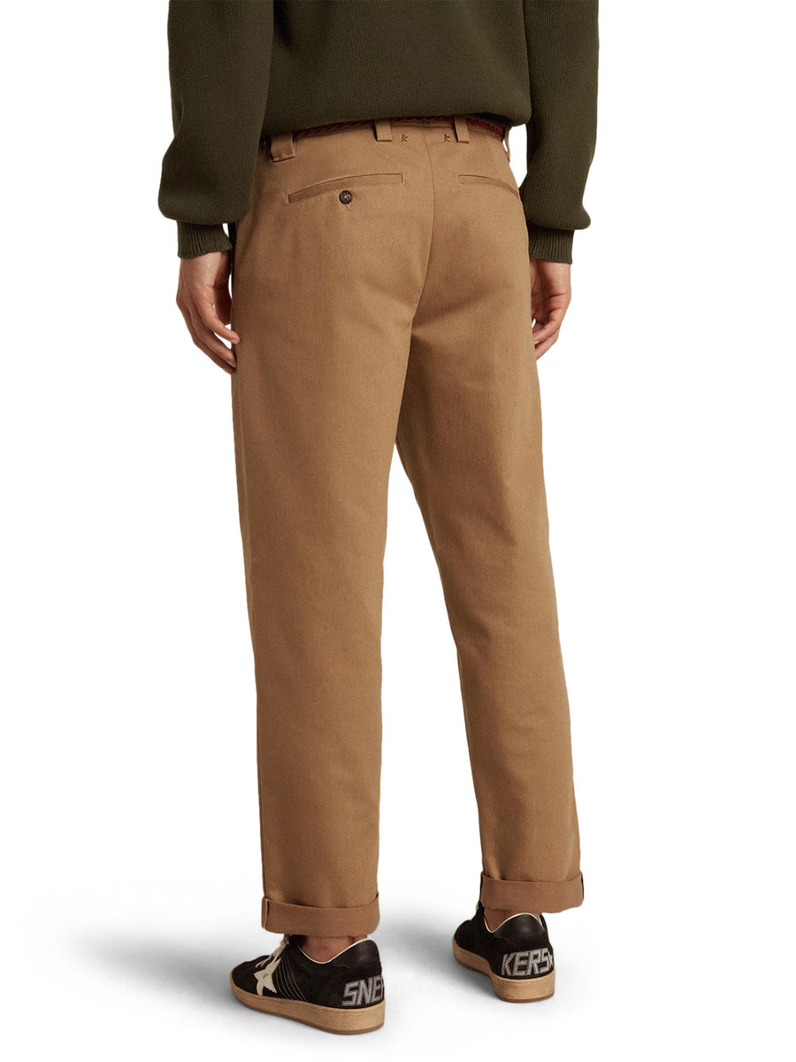 GOLDEN M'S CHINO SKATE PANTS  COMFORT COTTON/POLIESTERE GABARDINE GMP01190 P00078615369 GOLDEN GOOSE 