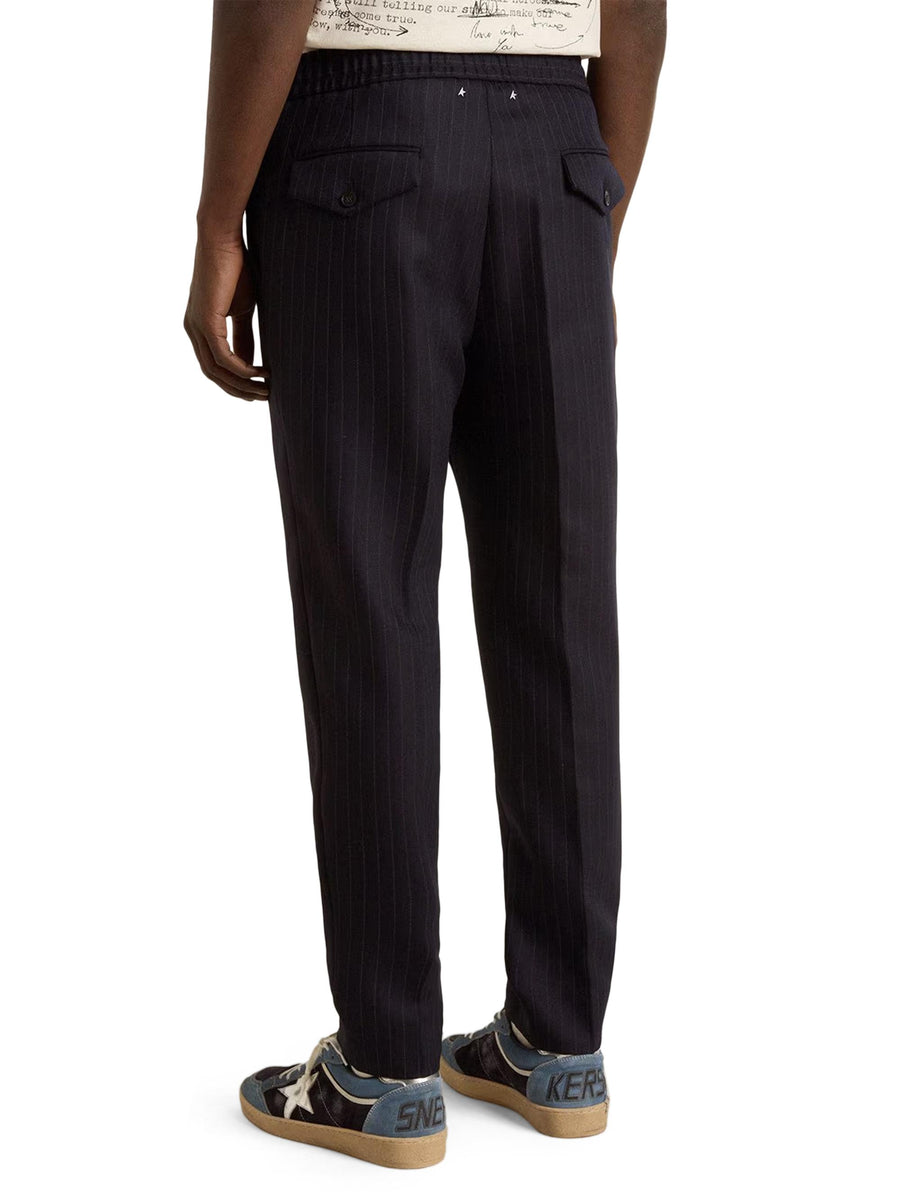 GOLDEN M'S PANT LUKE LIGHT DRY WOOL GABARDINE GMP00581 P00117090100 GOLDEN GOOSE 