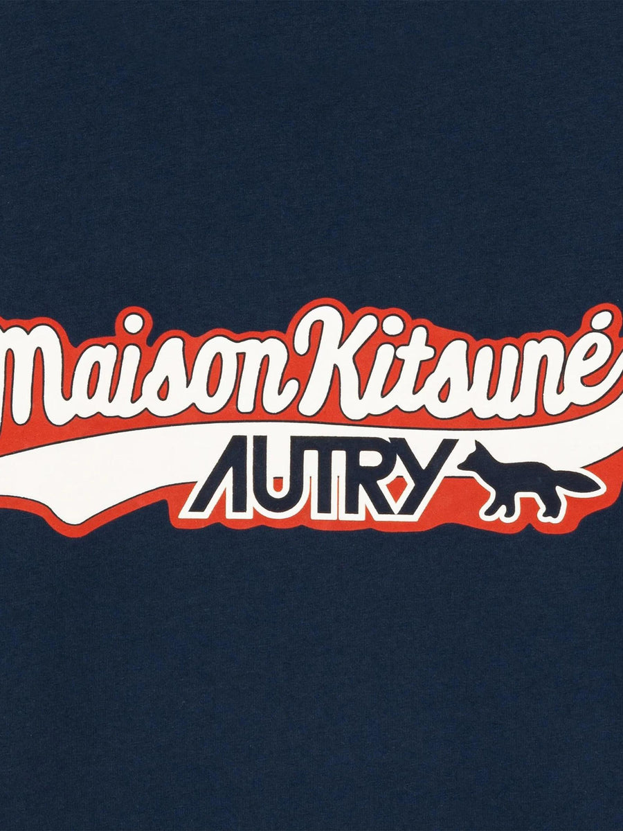 T-SHIRT MAIN UNISEX - M KITSUNE BLUE TSPXMK2B  AUTRY 