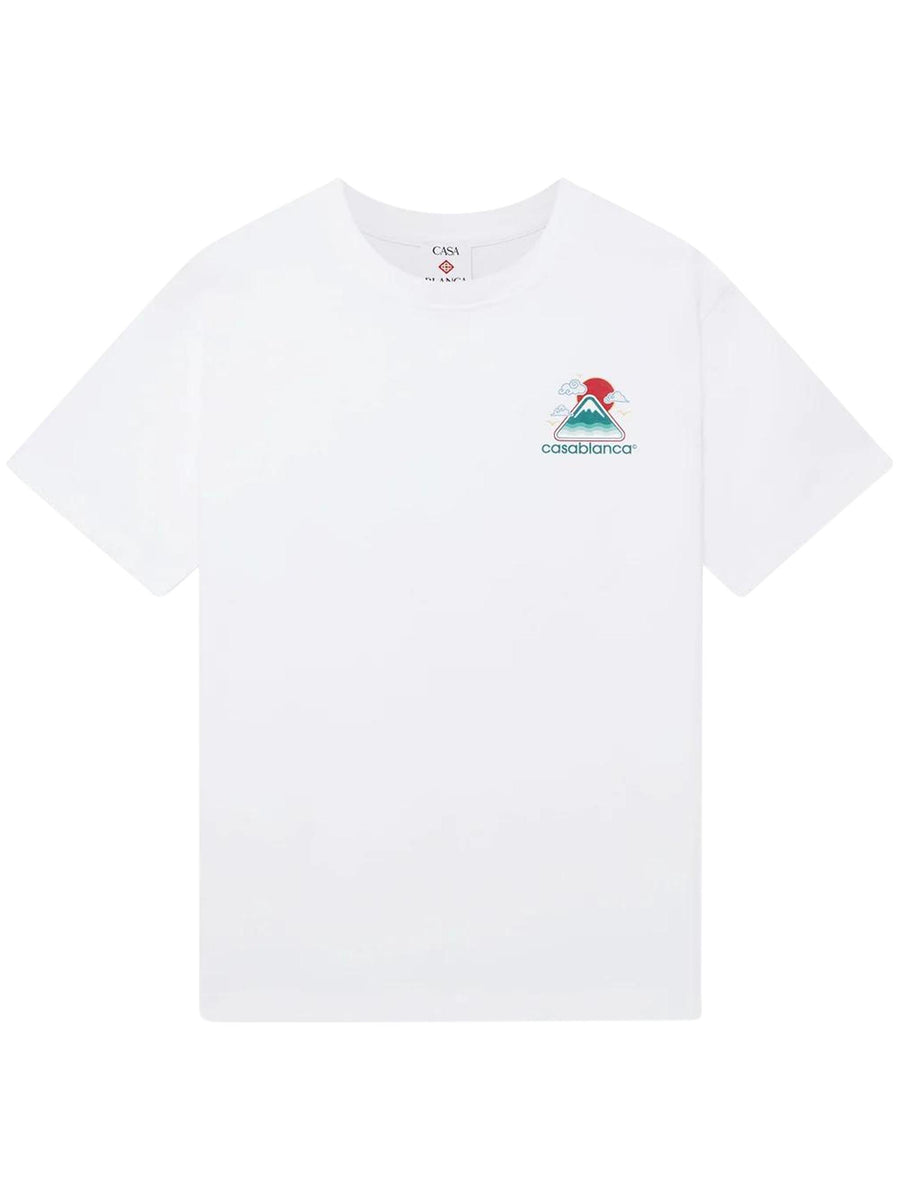 MONTAGNE ONDULèE SCREEN PRINTED T-SHIRT MPF25-JTS-001-04  CASABLANCA 