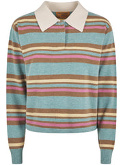 CROPPED STRIPE RUGBY W33010JL GLCRCO GUEST IN RESIDENCE 