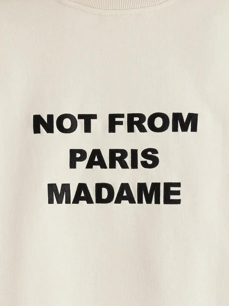 LE SWEATSHIRT SLOGAN PERM-SW149 CO127MT DROLE DE MONSIEUR 