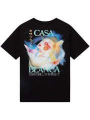 GALACTIC CONNECTION PRINTED OVERSIZED T-SHIRT MPF25-JTS-044-05  CASABLANCA 