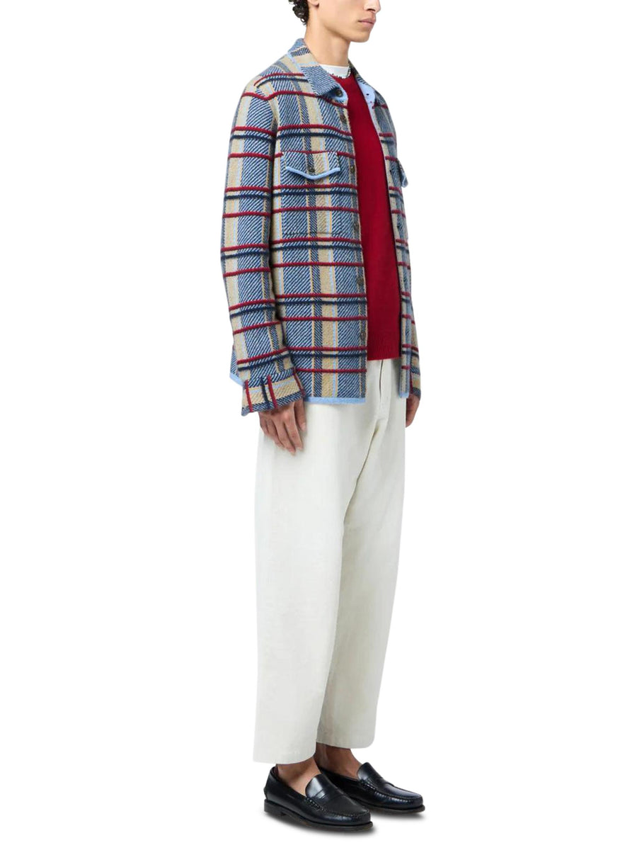 PLAID WORK SHIRT U20210JM HRBCO GUEST IN RESIDENCE 