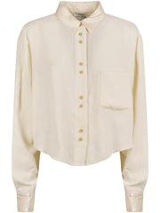 FLUID CHIC VELVETBOXY SHIRT 14055 F48A0215 FORTE FORTE 