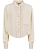 FLUID CHIC VELVETBOXY SHIRT 14055 F48A0215 FORTE FORTE 