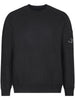 KNITWEAR CREWNECK IN MERINO WOOL FELTED CMKN198A110468A 999 CP COMPANY 