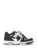 OUT OF OFFICE CALF LEATHER WHITE BLACK OMIA189C99LEA0070110  OFF-WHITE 