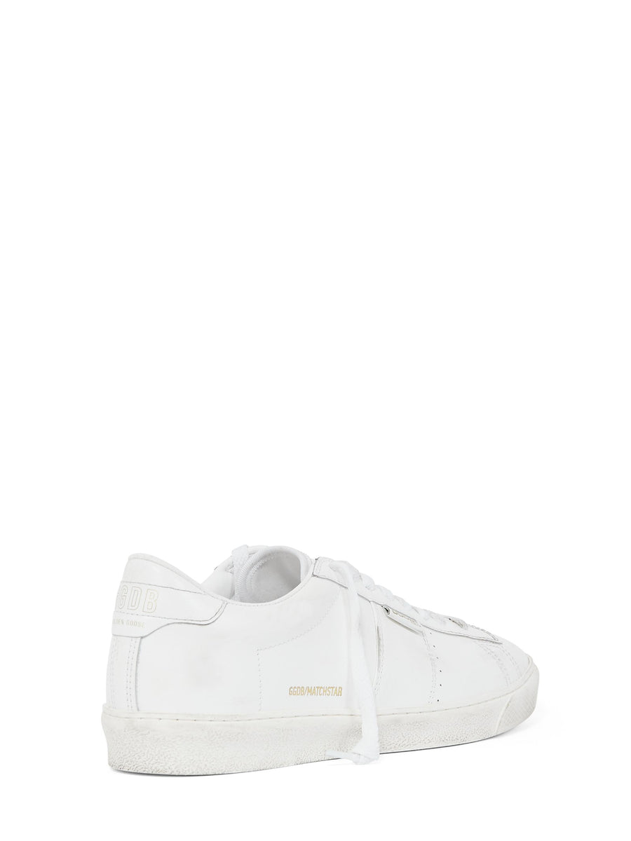 MATCHSTAR SHINY LEATHER UPPER AND HEEL GMF00796 F00636710100 GOLDEN GOOSE 