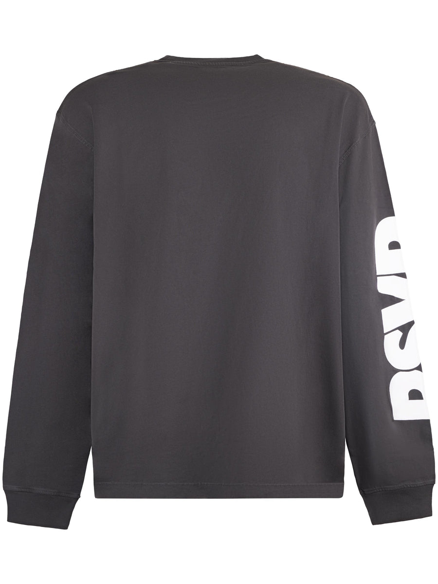 LONG SLEEVE MOCK NECK IN OUTDOOR PRINT A10221521OTD MRKR AGOLDE 