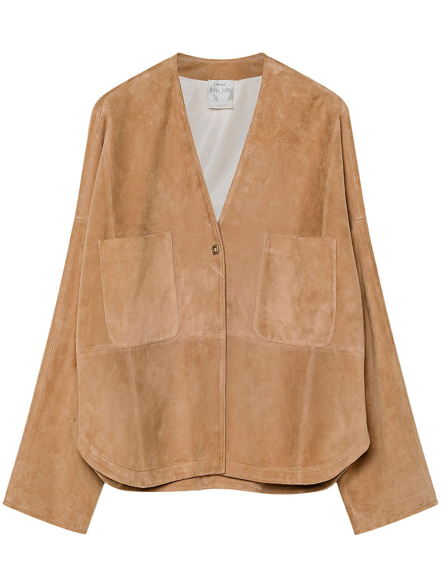 HEAVY SUEDE KIMONO 14011 F48A3029 FORTE FORTE 