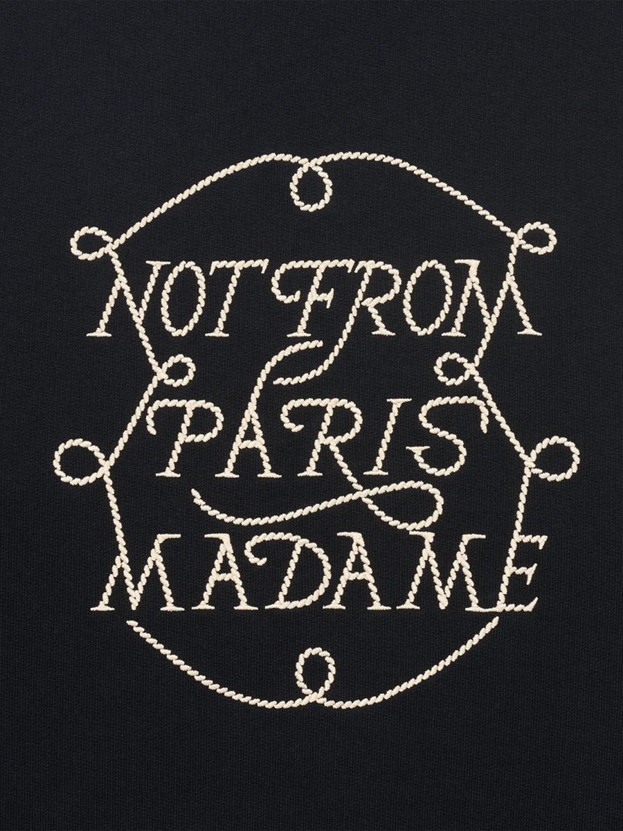 LE SWEATSHIRT SLOGAN TRESSES HSW172 CO127BL DROLE DE MONSIEUR 