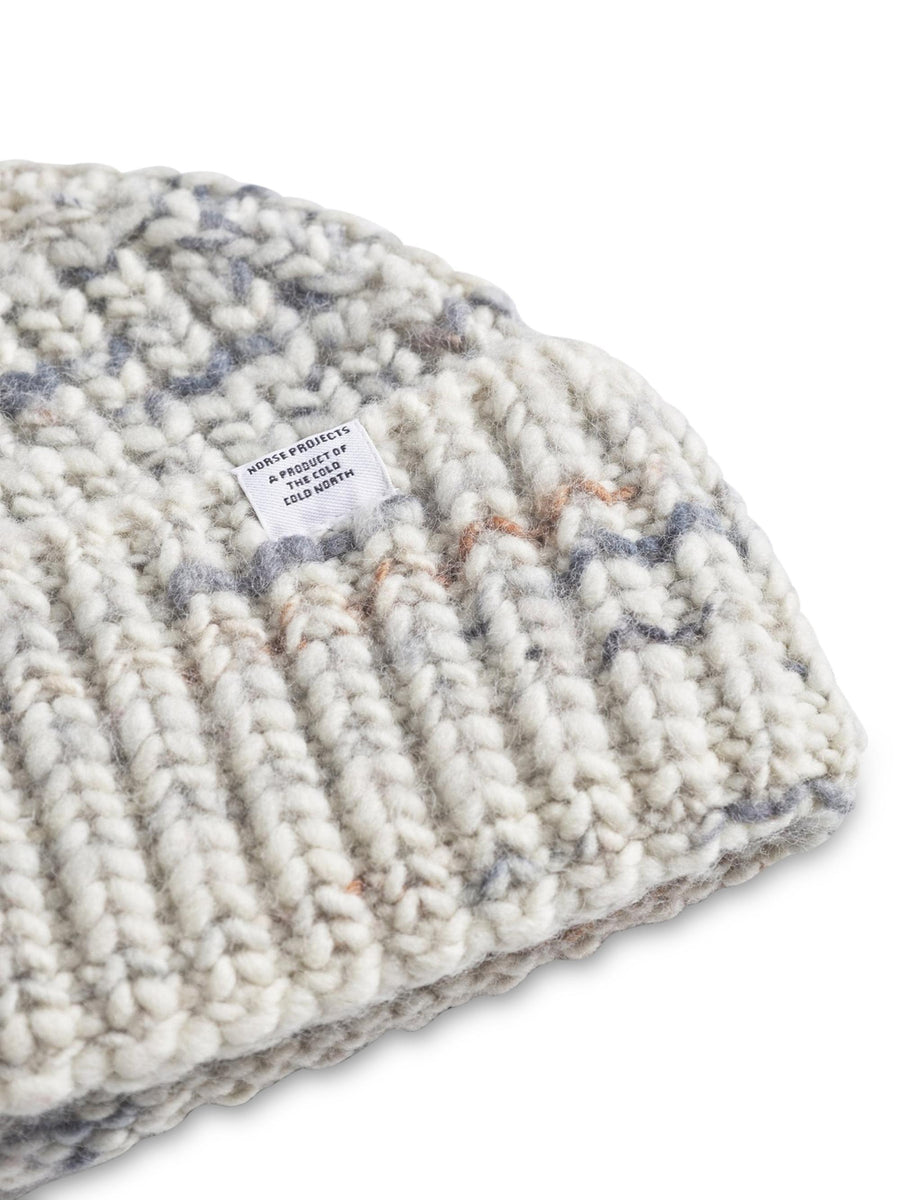 SPACE MELANGE RIB BEANIE N950978 1025 NORSE PROJECTS 