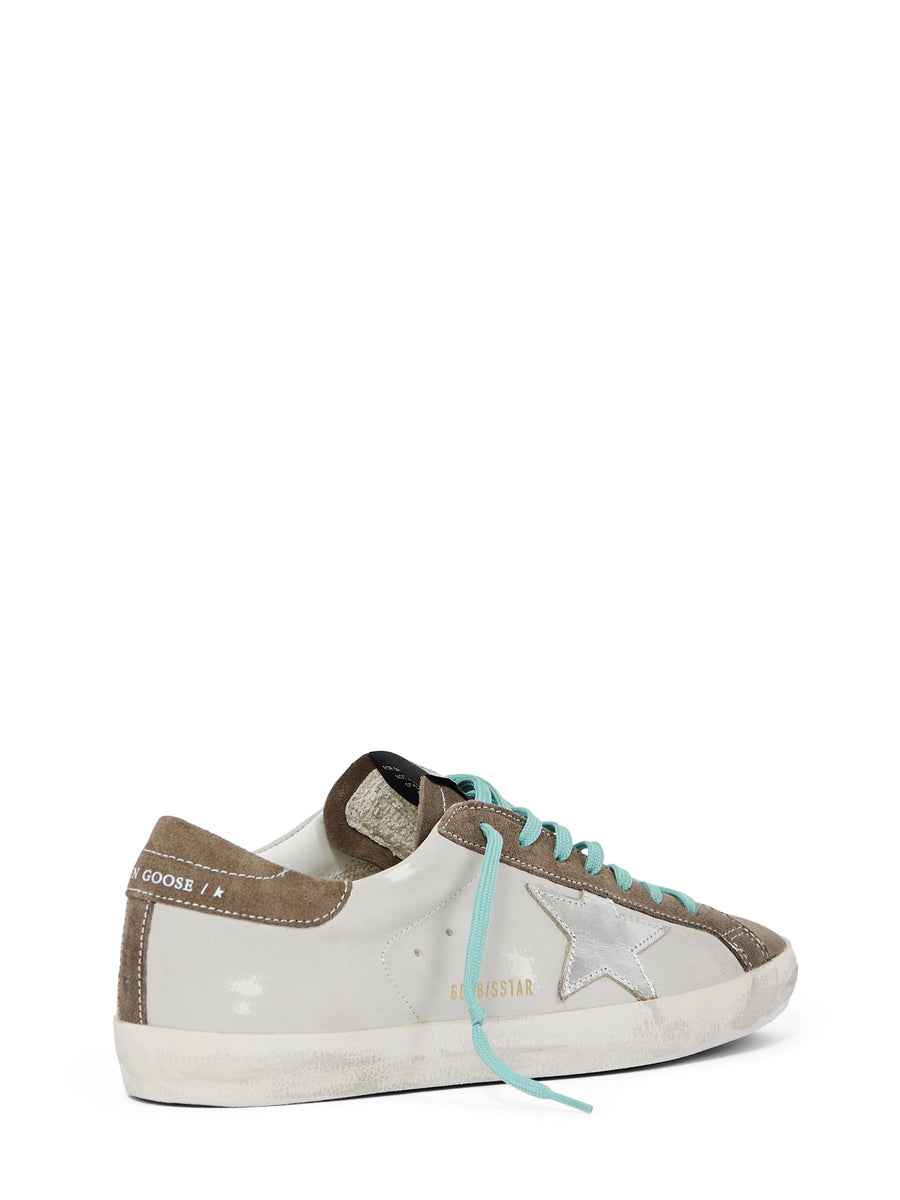 SUPER-STAR LEATHER UPPER SUEDE TOE TONGUE AND HEEL LAMINATED STAR GMF00101 F00748910502 GOLDEN GOOSE 