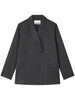 CALENDERED WOOL BLAZER W0797 099 GANNI 